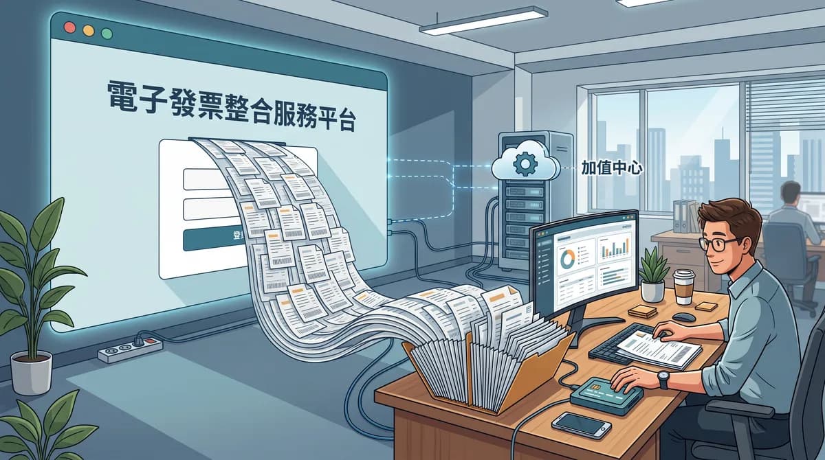 電子發票整合服務平台帳號怎麼申請?五個步驟註冊,發票從此不用自己整理
